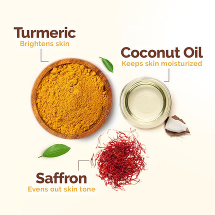 Mamaearth Ubtan Natural Glow Face Wash with Turmeric & Saffron For Men & Women | 100 ml