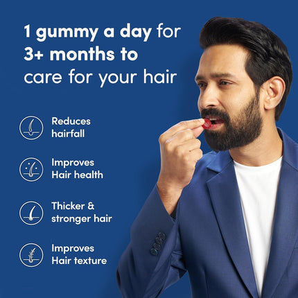Man Matters Biotin Hair Gummies (60N)