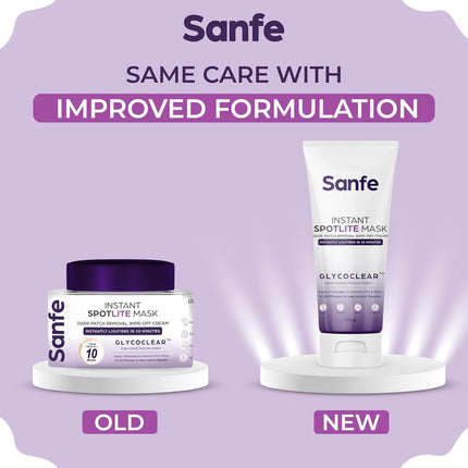 Sanfe Instant Spotlite Mask For Dark Underrams, Neck & Body-100g