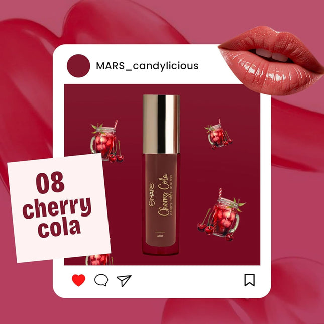 MARS Candylicious Sheer Lip Gloss-4.0ml