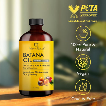 Botanic Hearth Raw Batana Oil for Hair Growth-118ML