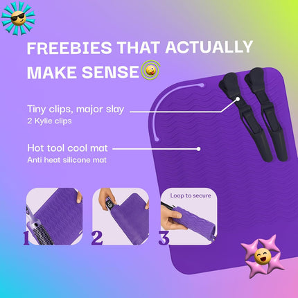 Bombae 3 in 1 Thermal Blowout Brush | 5 Heat Settings 130–210°C