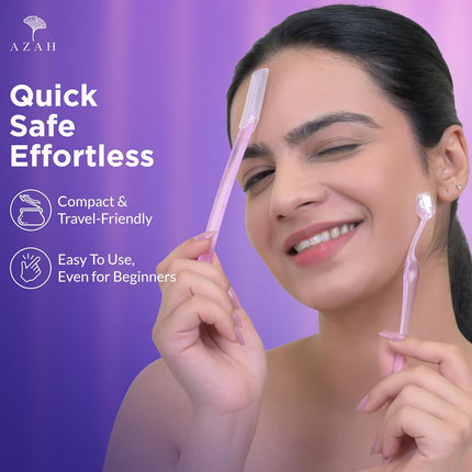 Azah Face & Eyebrow Razor Combo Facial Hair Removal Pack of 1
