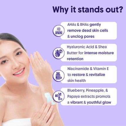 Aravi Organic De-Tan Body Lotion Combo | AHA BHA Body Lotion & SPF 50 PA++++ Sunscreen