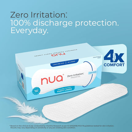Nua Everyday Comfort Panty Liner | Pack of 40 liners 190mm