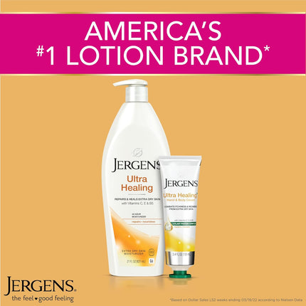 Jergens Ultra Healing Extra Dry Skin Liquid Moisturizer, 32 Ounces-946ml