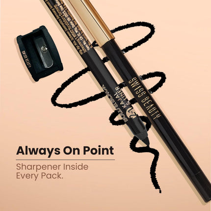 Swiss Beauty Bold & Black Kajal 24Hours Wear, Eye Makeup, Black, 1.2G