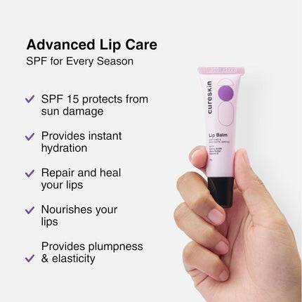 Cureskin Lip Balm with SPF 15 | Lip Balm 10g