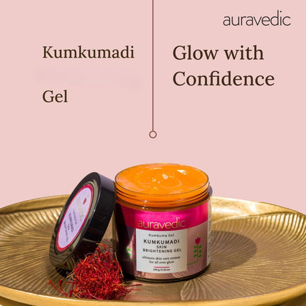 Auravedic Kumkumadi Gel Facial Moisturizer With Kumkumadi Oil For Face-100g