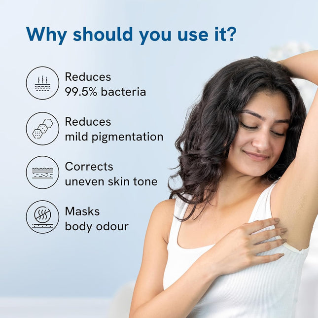 Be Bodywise Under Arm Roll On Pack Of 2, 1% W/W Salicylic, 1% Mandelic, 2% Lactic Acid
