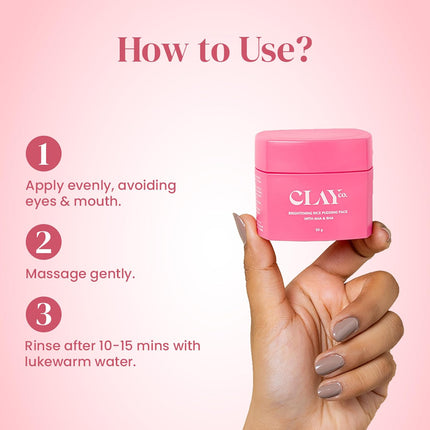 Clayco Detan Rice Face Pack with AHA & BHA -50g