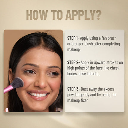 Swiss Beauty Brick Highlighter + Bronzer - 7g