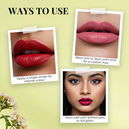 Just Herbs Herb Enriched Matte Liquid Lipstick | Set of 4