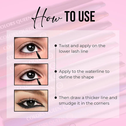 Colors Queen Extreme Color Kajal Pencil -0.4g