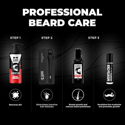 Beardo Godfather Beard Wash for men, 100ml