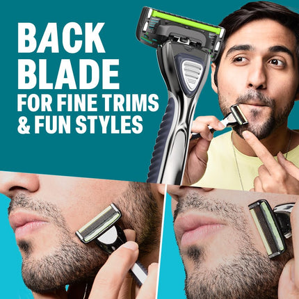 Bombay Shaving Company Sensiflo 6 Razor Cartridge | Pack Of 4 Blades