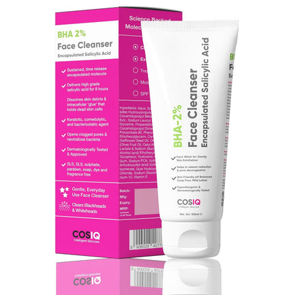 Cos-IQ 2% Salicylic Acid Face Wash for Oily Skin | 100ml