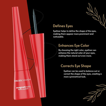 FACES CANADA Magneteyes Eyeliner - Black, 4.5ml
