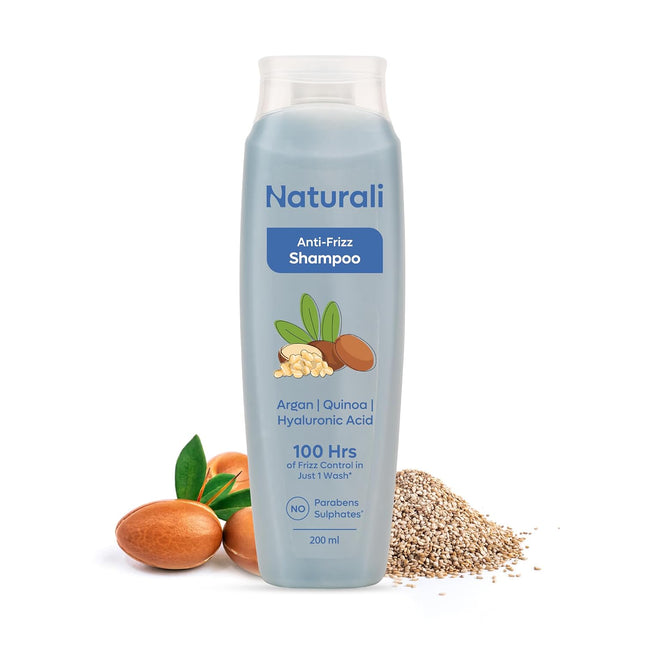 Naturali Moisture Filling Shampoo, With Hyaluronic Acid, Argan Oil & Quinoa-200ml