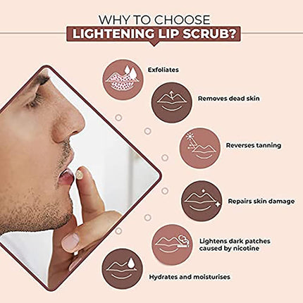 The Man Company Lip Care Combo with Lip Scrub & Lip Balm-14gm