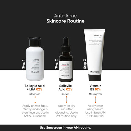 Minimalist Anti-Acne 2% Salicylic Acid Face Serum -30ml