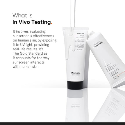 Minimalist Light Fluid Sunscreen SPF 50 for Oily Skin (PA++++) 50ml
