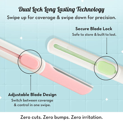 Plush Swipe Reusable Face Razor | Pack of 2