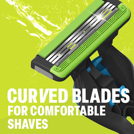 Bombay Shaving Company Sensi Smart 3 Razor Cartridge  | Pack Of 4 Blades