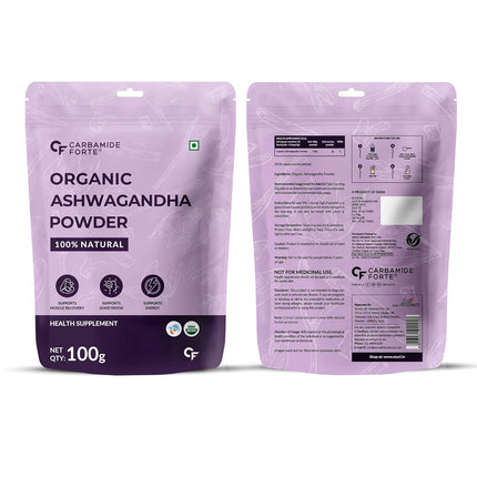 Carbamide Forte 100% Organic Ashwagandha Powder 100gm