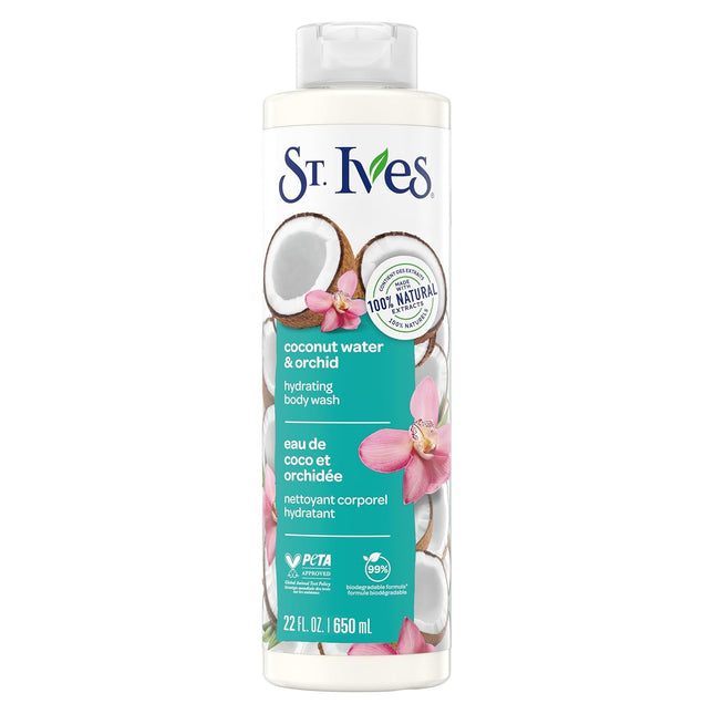 St. Ives Unilever Hydrating Body Wash Coconut Water & Orchid-650ml
