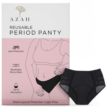 AZAH Period Panty for Women Reusable (Pack of 1, Small)