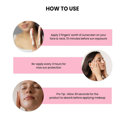 ThriveCo Water-based Sunscreen | Broad Spectrum & Spf 50 Pa++++ | UV A & UV B Protection -30ml