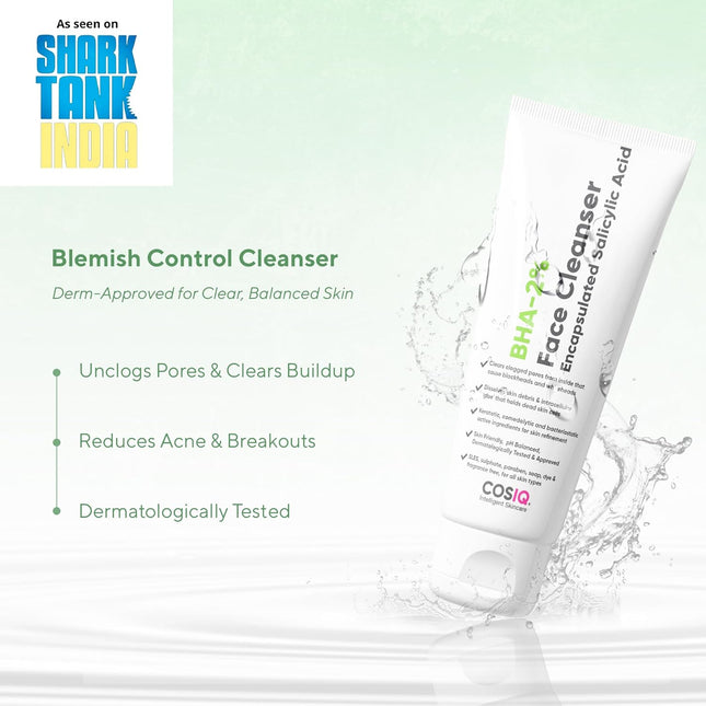 Cos-IQ 2% Salicylic Acid Face Wash for Oily Skin | 100ml