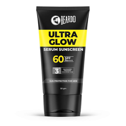 Beardo Ultra Glow Serum Sunscreen SPF 60+ PA++++ 50g