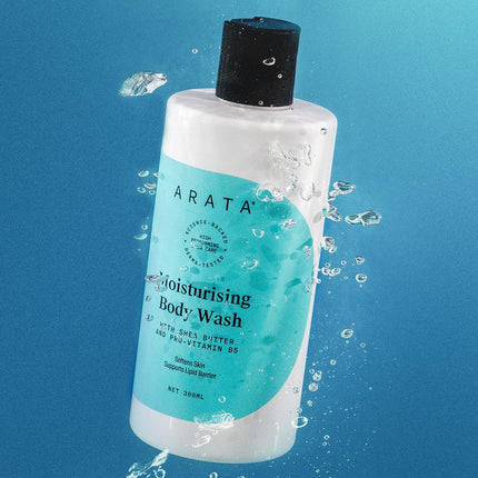 Arata Moisturising Body Wash for Dry Skin with Shea Butter & Glycerine-300ml