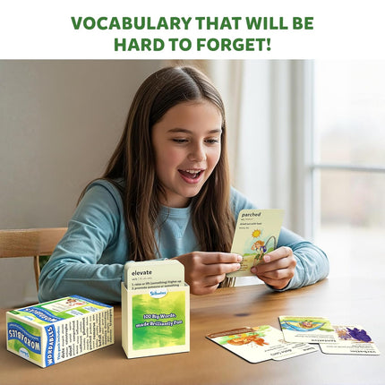 Skillmatics Vocabulary Flash Cards for Kids - Learn 100 Words