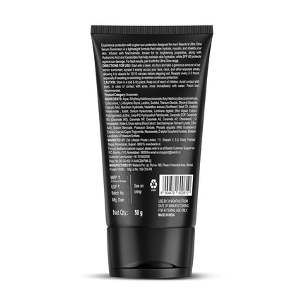 Beardo Ultra Glow Serum Sunscreen SPF 60+ PA++++ 50g
