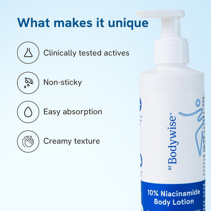 Be Bodywise 10% Niacinamide Brightening Body Lotion 200ml