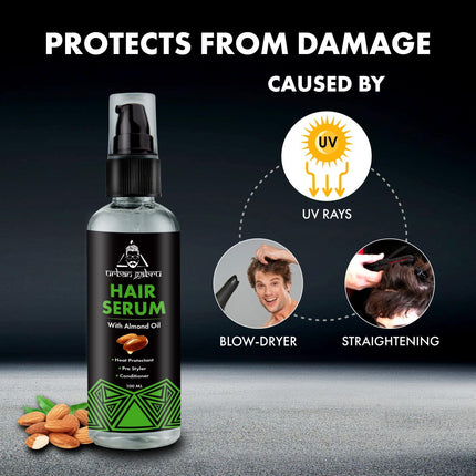 Urbangabru Combo Hair Styling Kit - Clay Hair Wax (100 gm) and Hair Serum Pre-Styler (100 ml)