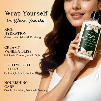 The Love Co Warm Vanilla Body Lotion-250ml
