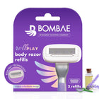 Bombae Rollplay hair removal razor Refills/Cartridge/Blades