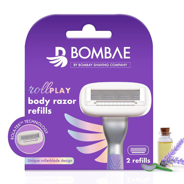 Bombae Rollplay hair removal razor Refills/Cartridge/Blades