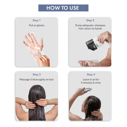 ThriveCo Hair Coloring Shampoo Pack of 4 x 20ml (80ml)