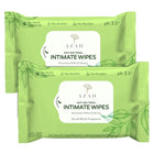 AZAH Intimate Wipes for Women | AntiBacterial Vaginal Wipes Pack of 40