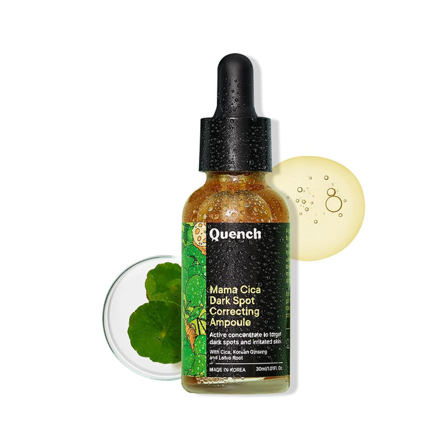 QUENCH BOTANICS Quench Dark Spot Correcting Serum with Cica Herb Repair & Hyaluronic Acid-30ML