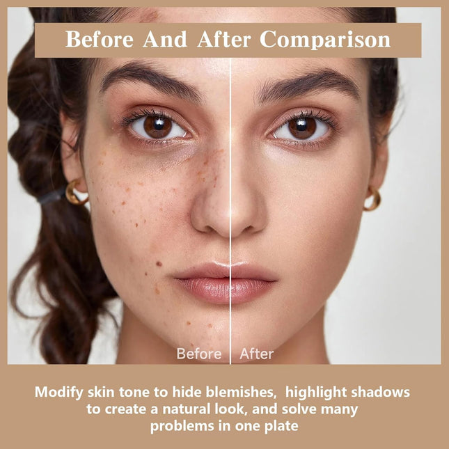 HUDA GIRL Matte 3 In 1 Makeup Palette Warms Concealer All Skin Types