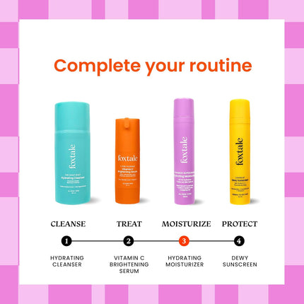 Foxtale 5x Hydrating Ceramide Moisturizer for Face | Micro Hyaluronic Acid & 3 Ceramides 50ml