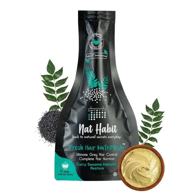 Nat Habit Curry Sesame NutriMask Fresh Hair Mask
