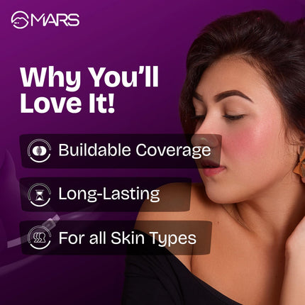 MARS Dark Magic pH Blush for Face Makeup - 3g