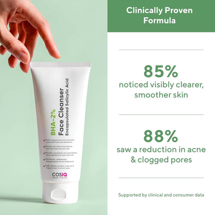 Cos-IQ 2% Salicylic Acid Face Wash for Oily Skin | 100ml